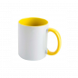 Tazza bianca con Interno e Manico Colorato