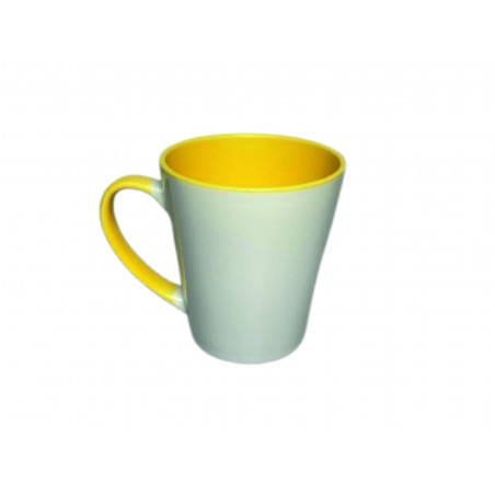 Tazza Conica con Interno e Manico Colorato