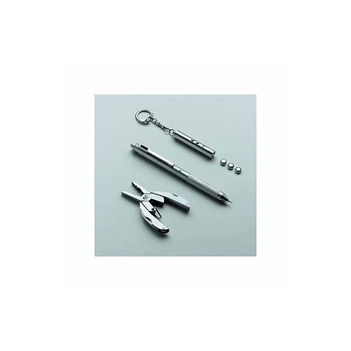 SET PINZA PIU' LAMPADA PIU' PENNA 4 FUNZIONI