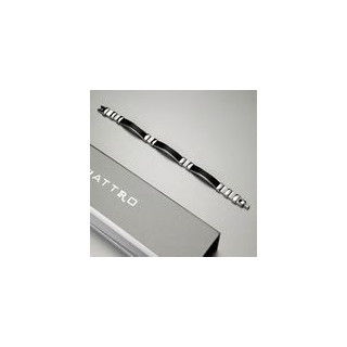 BRACCIALE UOMO ACCIAIO DIVISORIO PICCOLO E 3 DECORI