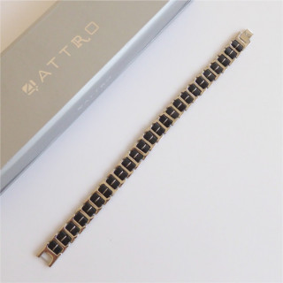 BRACCIALE UOMO ACCIAIO 20 DIVISORI PICCOLI QUADRATINI