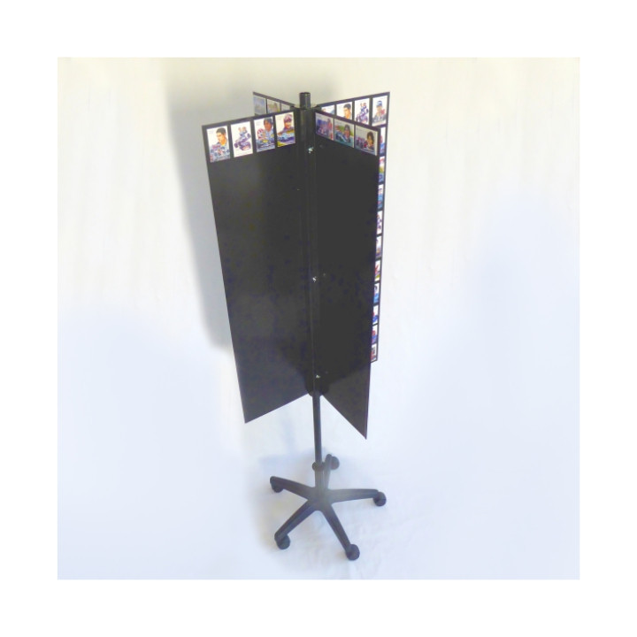 ESPOSITORE DA TERRA GIREVOLE 8 FACCE H178x56 cm x