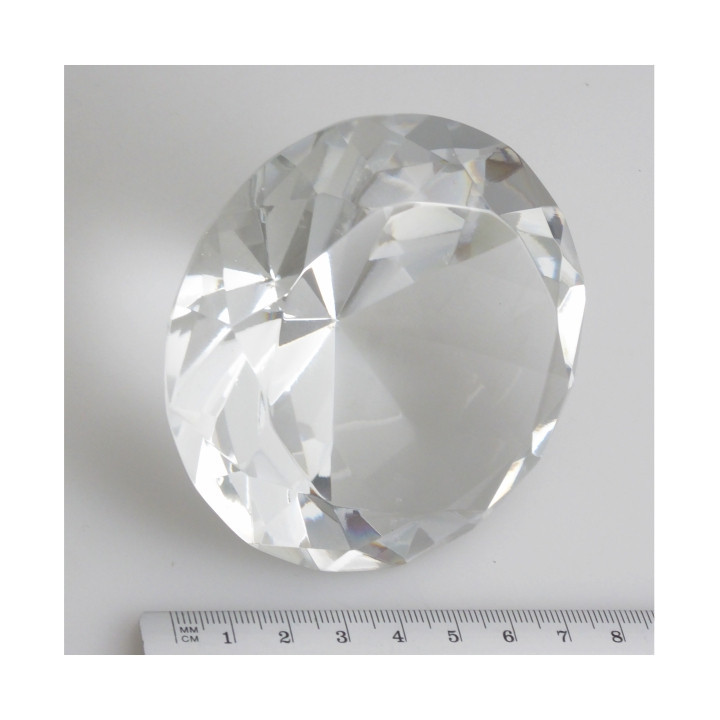DIAMANTE TRASPARENTE 8cm