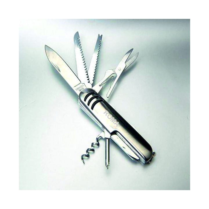 COLTELLO IN ACCIAIO 9 FUNZIONI ROMA MISURA DA CHIUSO 90x25 mm