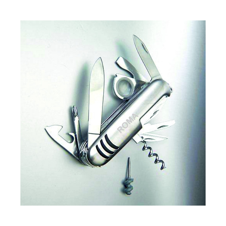 COLTELLO IN ACCIAIO 17 FUNZIONI ROMA MISURA DA CHIUSO 90x25 mm