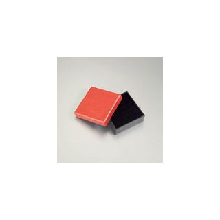 SCATOLINA NERA ROSSA PICCOLA CON SPUGNETTA