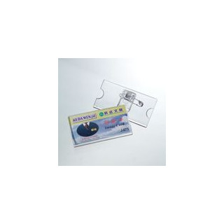 PORTA DISTINTIVO CON 2ATTACCHI 6,6x3,5cm