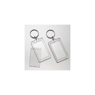 PORTACHIAVE IN PLASTICA RETTANGOLARE ANGOLI VIVI MISURA ESTERNA 3,7X6 CM MISURA INTERNA 2,8X4,3CM
