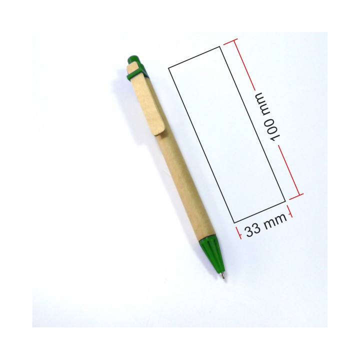 PENNA IN PLASTICA, CARTONE & LEGNO